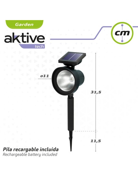 2 focos solares para exterior| Distria