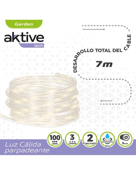 Manguera solar con tiras LED Aktive | Distria