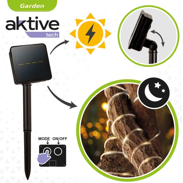 Manguera solar con tiras LED Aktive | Distria