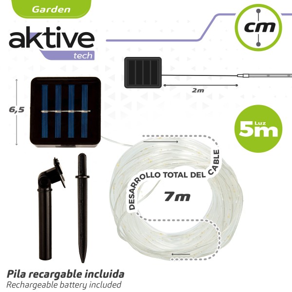 Manguera solar con tiras LED Aktive | Distria