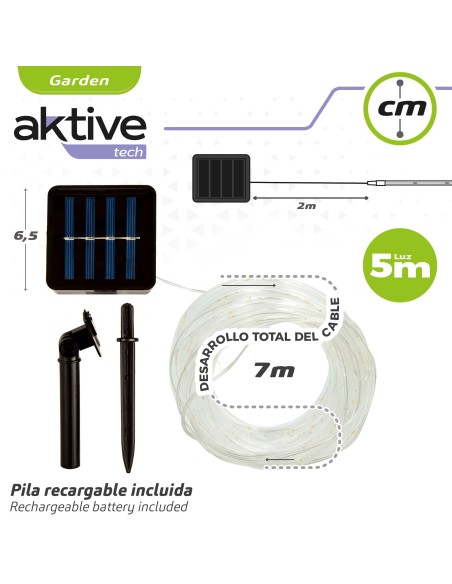 Manguera solar con tiras LED Aktive | Distria