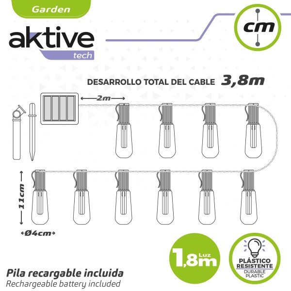 Bombillas LED guirnalda Aktive | Distria