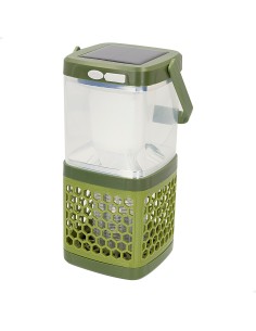 Lámpara antimosquitos portátil carga solar 2 en 1 | Distria