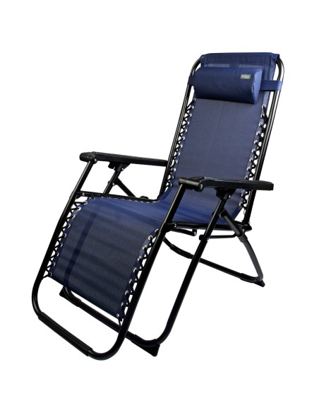 Tumbona Plegable Gravedad Cero Azul Marino | Distria