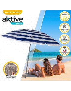 Sombrilla de playa con protección UV50 | Distria 2