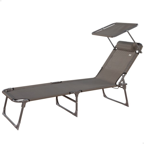 Tumbona plegable playa con toldo | Distria