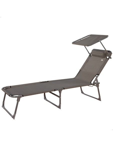 Tumbona plegable playa con toldo | Distria