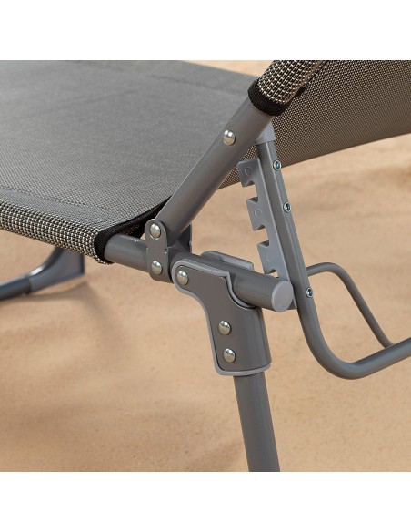 Tumbona plegable playa con toldo | Distria