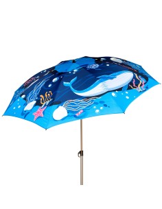 Sombrilla playa diseño mundo marino 200 cm Aktive | Distria
