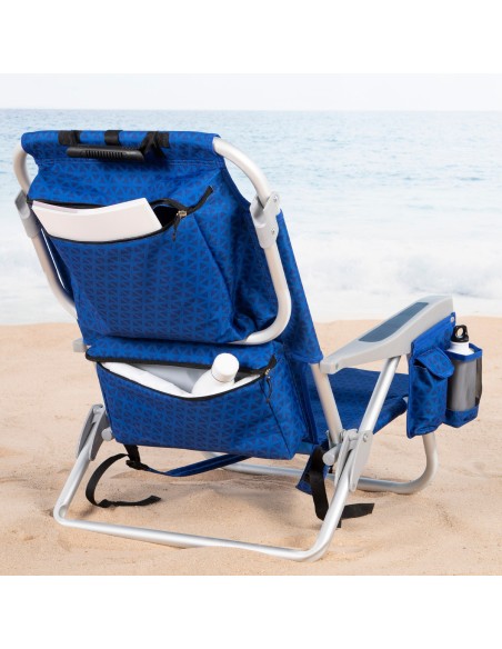 Silla de playa plegable multiposición asiento XXL Aktive | Distria