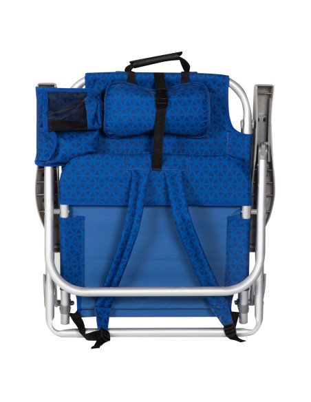 Silla de playa plegable multiposición asiento XXL Aktive | Distria