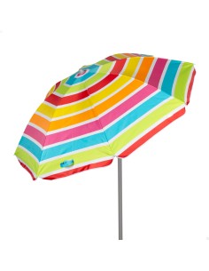 Sombrilla de playa multicolor 180 cm | Distria