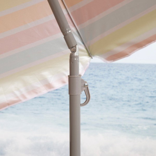 Sombrilla de playa multicolor 220 cm | Distria
