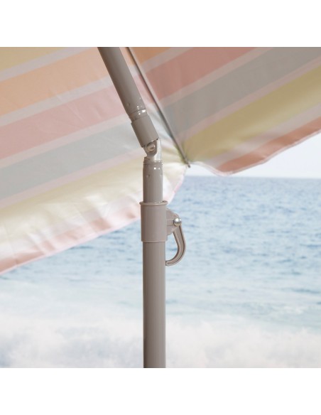 Sombrilla de playa multicolor 220 cm | Distria