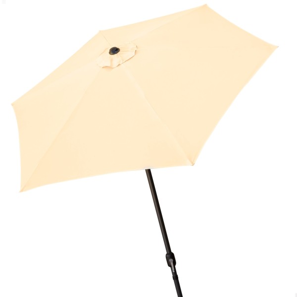 Sombrilla para terraza y jardín Ø250 crema - Parasoles | Distria