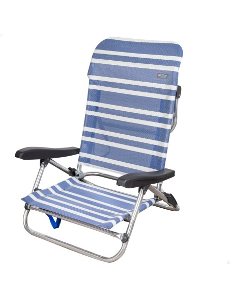 Silla playa multiposición plegable | Distria