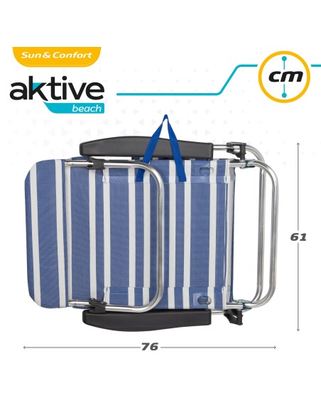 Silla playa multiposición plegable | Distria
