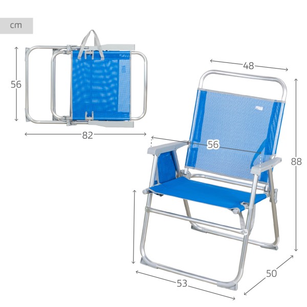 Silla playa plegable Aktive Beach | Distria
