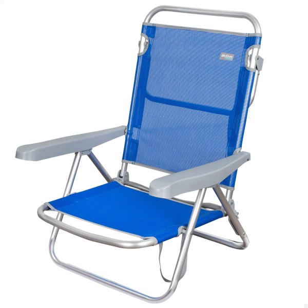 Silla de Playa Plegable Baja 5 posiciones Aktive | Distria
