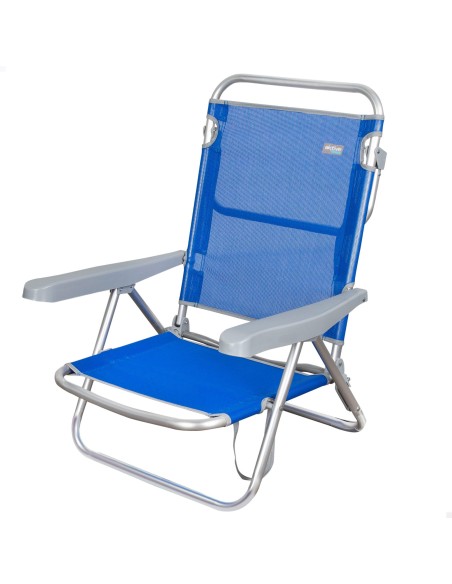 Silla de Playa Plegable Baja 5 posiciones Aktive | Distria