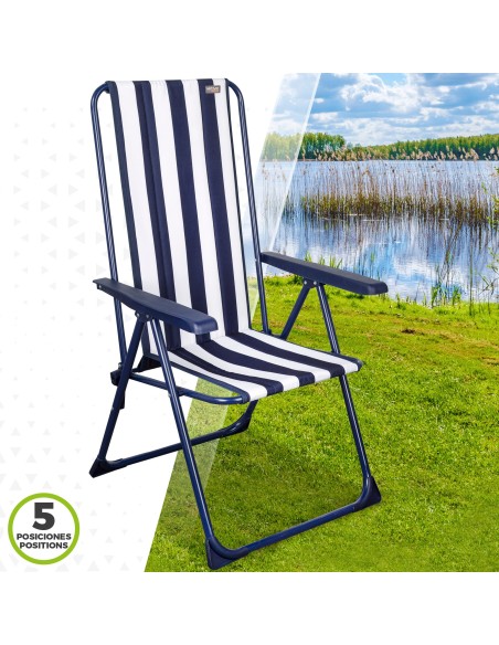Silla playa y jardín plegable multiposición | Distria