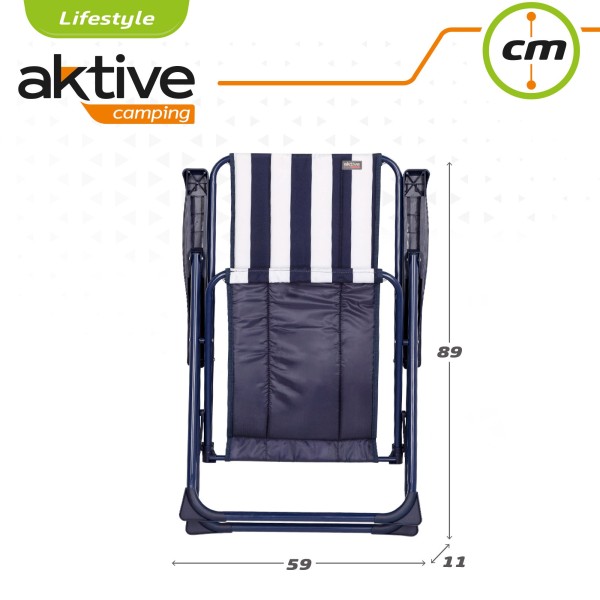 Silla playa y jardín plegable multiposición | Distria