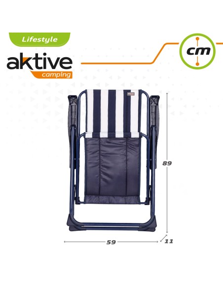 Silla playa y jardín plegable multiposición | Distria