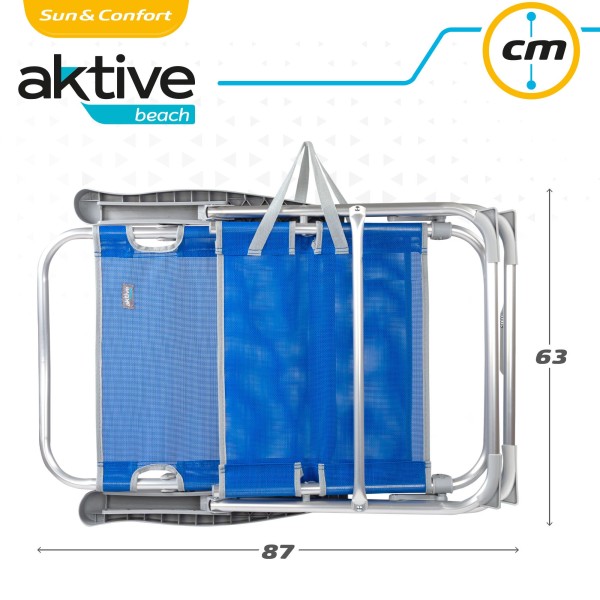 Silla con respaldo multiposición-Sillas de playa | Distria