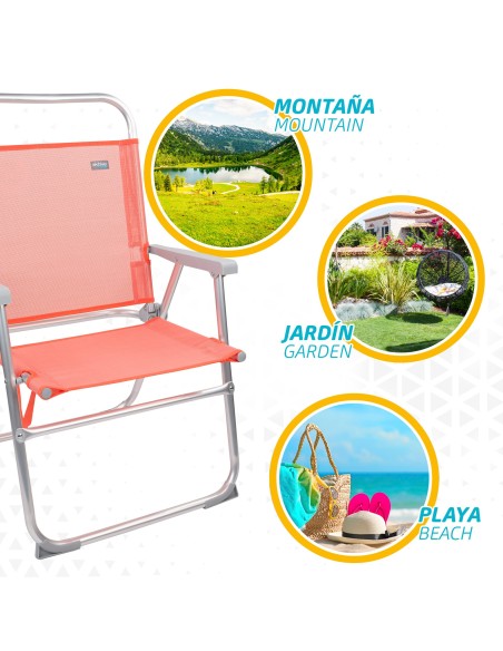 Silla de playa alta-Sillas de playa | Distria