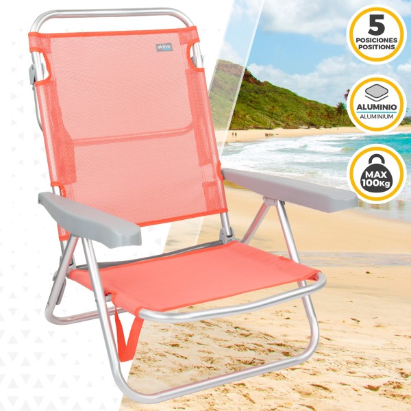 Silla baja reclinable-Sillas de Playa | Distria