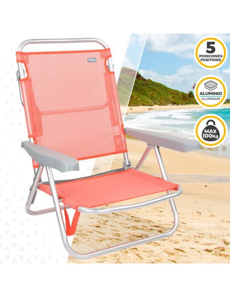 Silla baja reclinable-Sillas de Playa | Distria