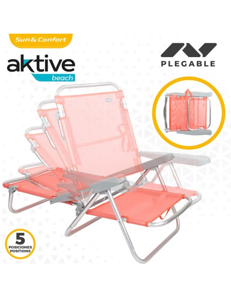 Silla baja reclinable-Sillas de Playa | Distria