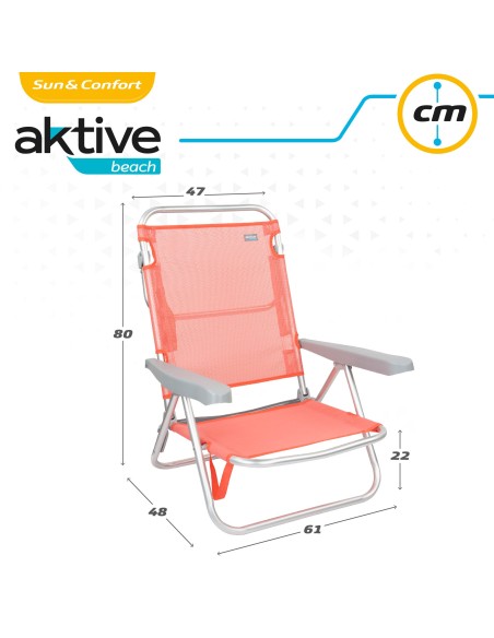 Silla baja reclinable-Sillas de Playa | Distria