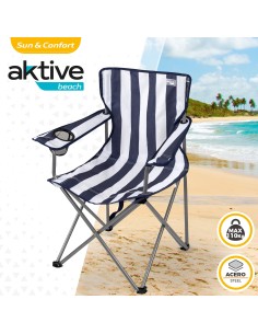 Silla plegable de tela para camping | Distria 2