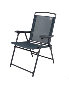 Silla plegable jardín con reposabrazos y asa | Distria