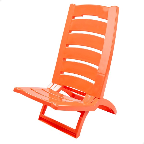 Silla playa plástico baja coral - Sillas de playa | Distria