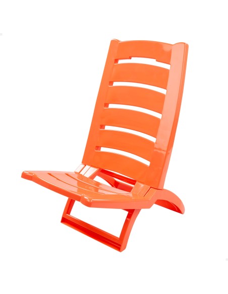 Silla playa plástico baja coral - Sillas de playa | Distria