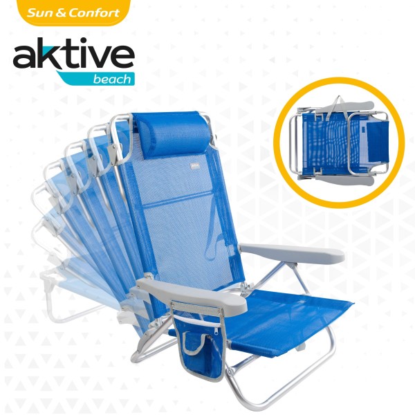 Sillas de playa con altura del respaldo XL | Distria