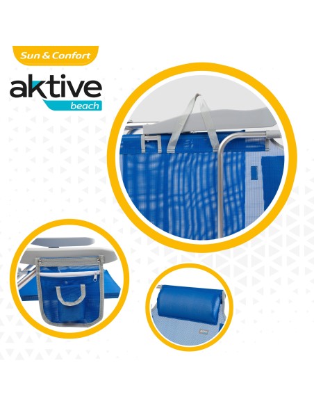 Sillas de playa con altura del respaldo XL | Distria