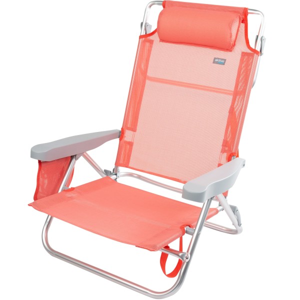 Sillas de playa con altura respaldo XL y cojín acolchado | Distria