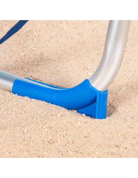 Silla de playa plegable baja antivuelco Aktive | Distria