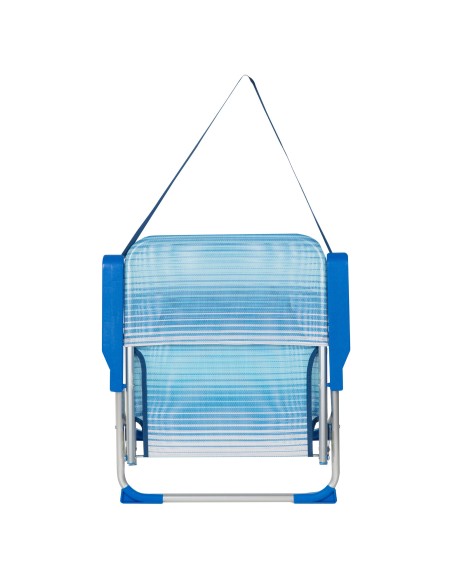 Silla de playa plegable baja antivuelco Aktive | Distria