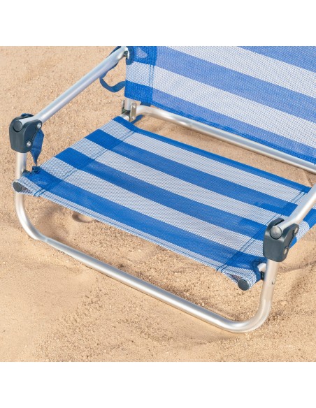 Silla de playa plegable pequeña marinera Aktive | Distria