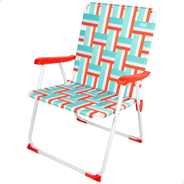 Silla de playa plegable retro XXL Aktive | Distria