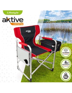 Silla camping director con mesa y bolsa térmica | Distria 2