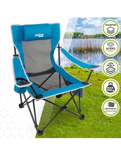 Silla tumbona plegable multiposición | Distria 2