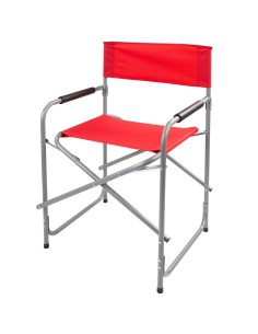 Silla plegable camping director roja | Distria