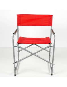 Silla plegable camping director roja | Distria 2