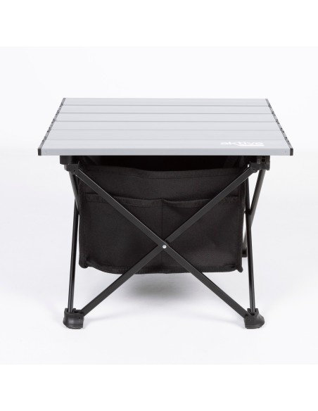 Mesa auxiliar plegable camping con almacenamiento | Distria
