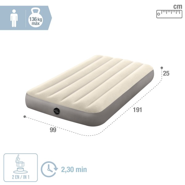 Colchón hinchable individual INTEX | Distria
